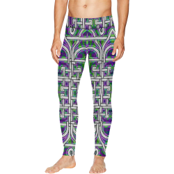 Maize Men's All Over Print Leggings (Model L38)
