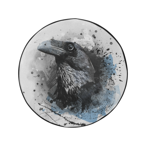 crow raven bird art #crow #raven 34 Inch Spare Tire Cover
