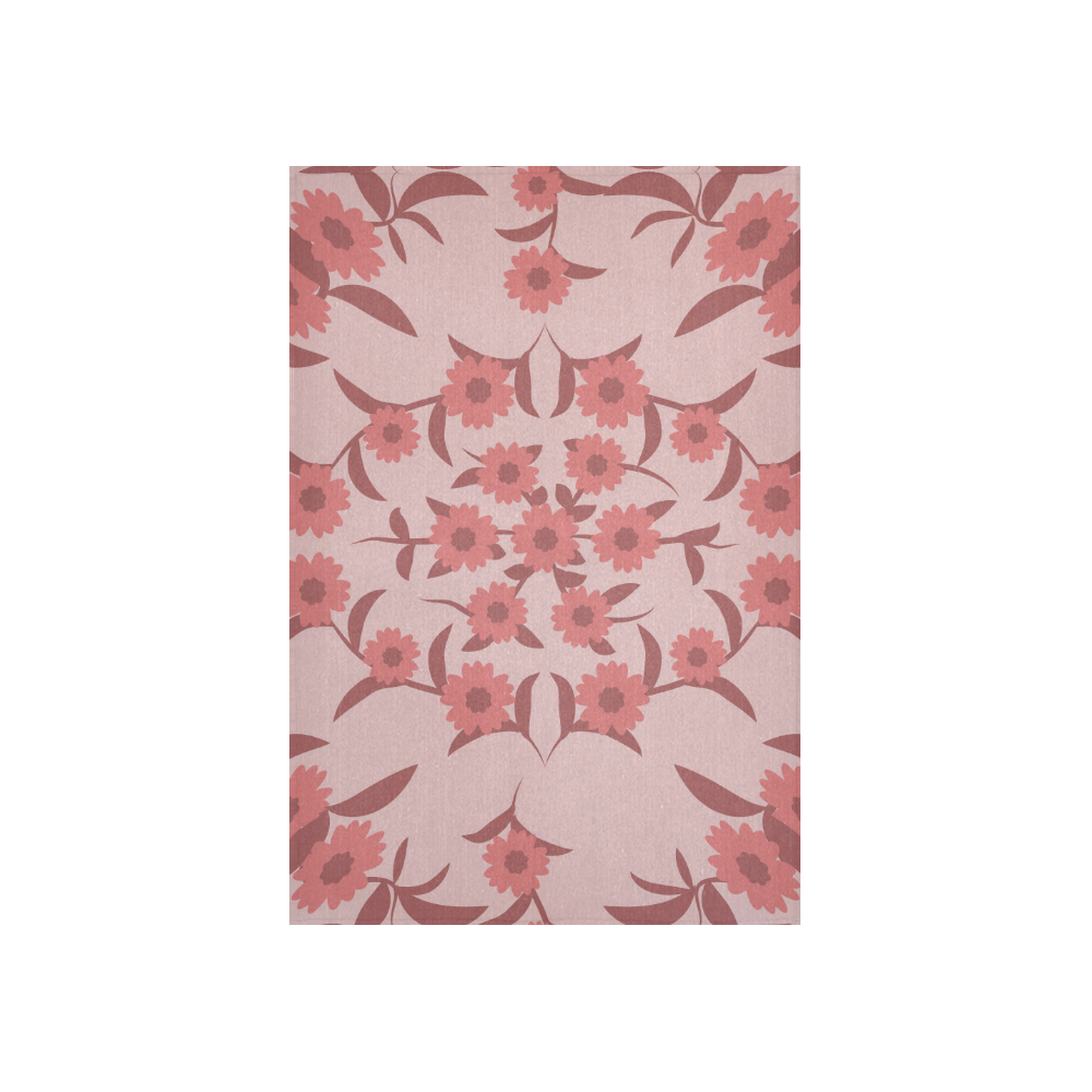 floral damask Cotton Linen Wall Tapestry 40"x 60"