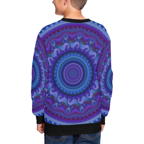 MANDALA PASSION OF LOVE Kids' All Over Print Sweatshirt (Model H37)