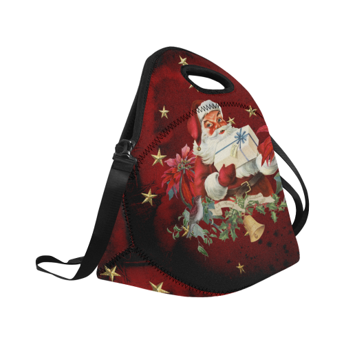 Santa Claus with gifts, vintage Neoprene Lunch Bag/Large (Model 1669)