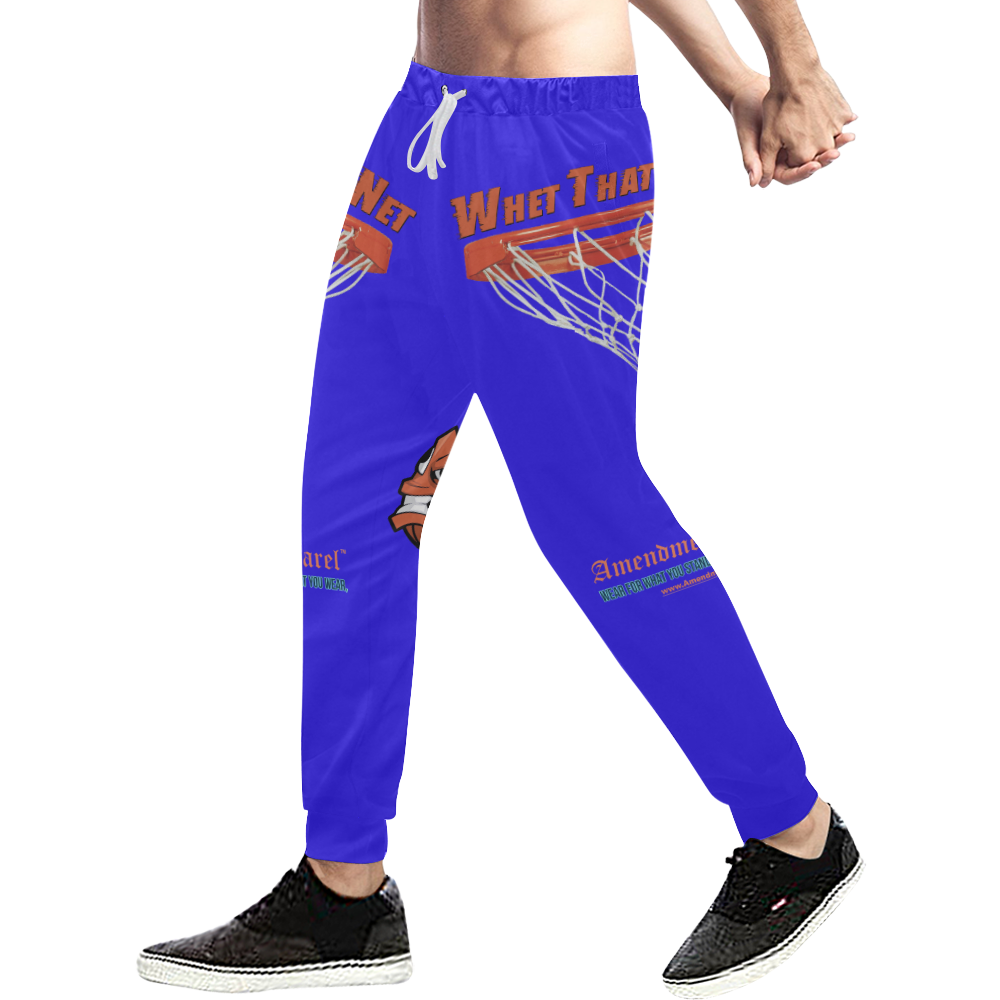 Whet That Net Sweat Pants Men's All Over Print Sweatpants (Model L11)