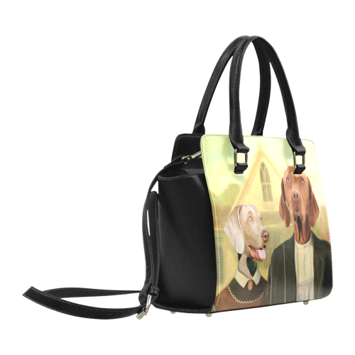 Dog's gothic Classic Shoulder Handbag (Model 1653)