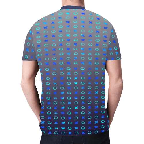 ExesAndOhs New All Over Print T-shirt for Men (Model T45)