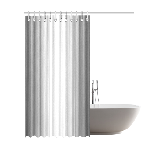 Black, grey, white multicolored stripes Shower Curtain 69"x84"