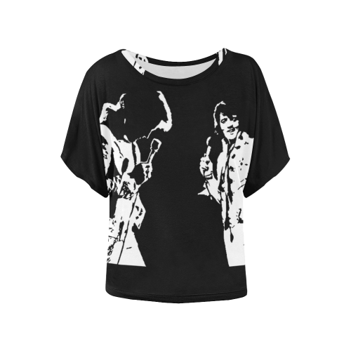 ELVIS Women's Batwing-Sleeved Blouse T shirt (Model T44)