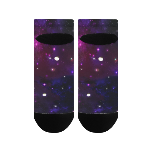 Midnight Blue Purple Galaxy Women's Ankle Socks