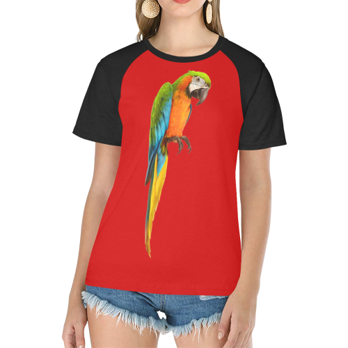 macow Women's Raglan T-Shirt/Front Printing (Model T62)