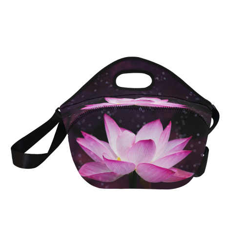 magical lotus Neoprene Lunch Bag/Large (Model 1669)