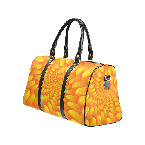 Orange spiral New Waterproof Travel Bag/Large (Model 1639)