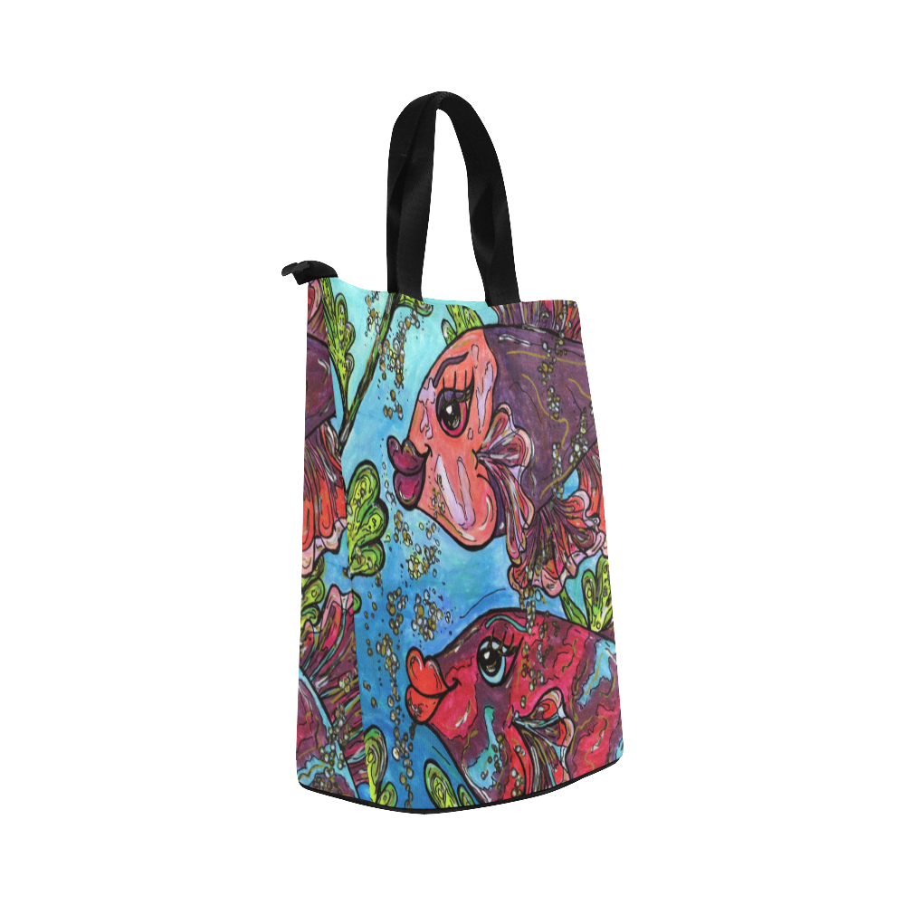 Bette and Joan Lunch Tote Bag Nylon Lunch Tote Bag (Model 1670)
