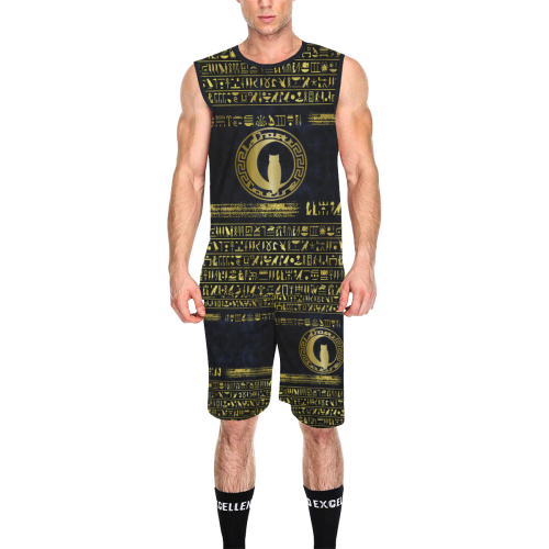 HIEROGLYPHIC All Over Print Basketball Uniform