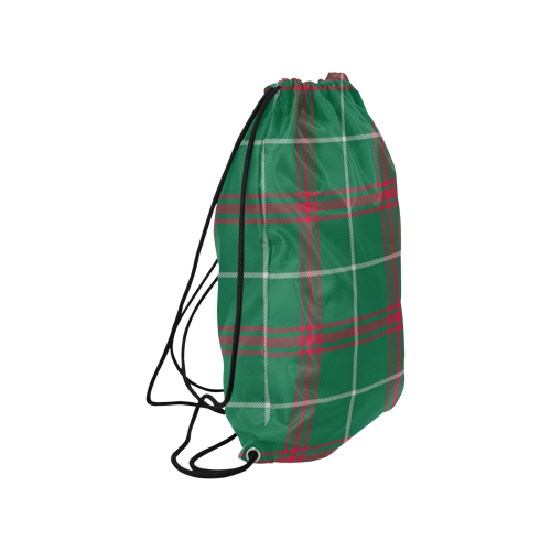 Welsh National Tartan Small Drawstring Bag Model 1604 (Twin Sides) 11"(W) * 17.7"(H)