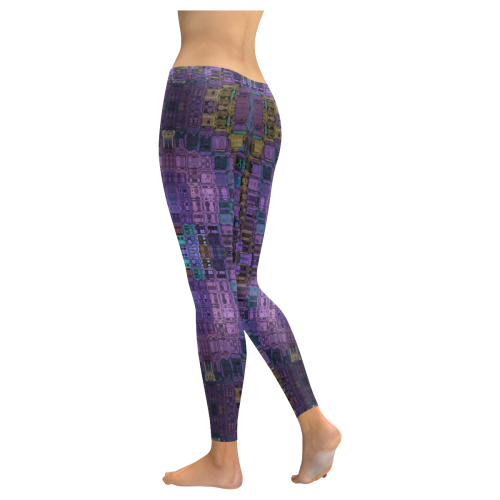 Expand Your Mind Women's Low Rise Leggings (Invisible Stitch) (Model L05)