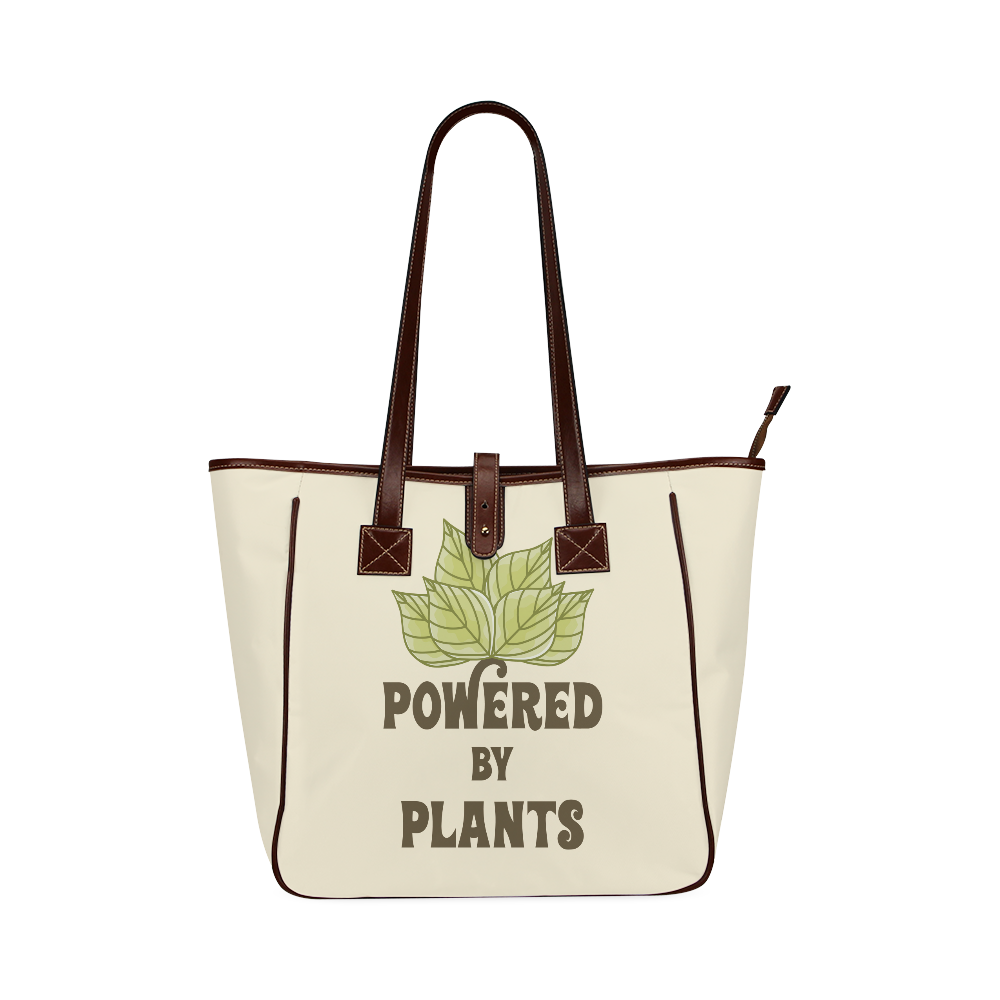 Powered by Plants (vegan) Classic Tote Bag (Model 1644)