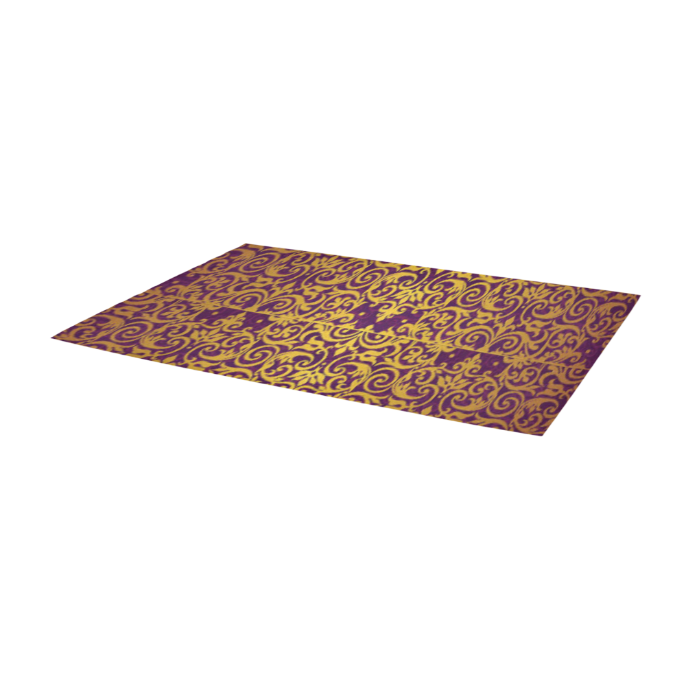Gorgeous Seamless purple area rug 10x3x3 Area Rug 9'6''x3'3''