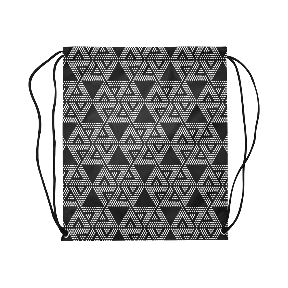 Polka Dots Party Large Drawstring Bag Model 1604 (Twin Sides)  16.5"(W) * 19.3"(H)