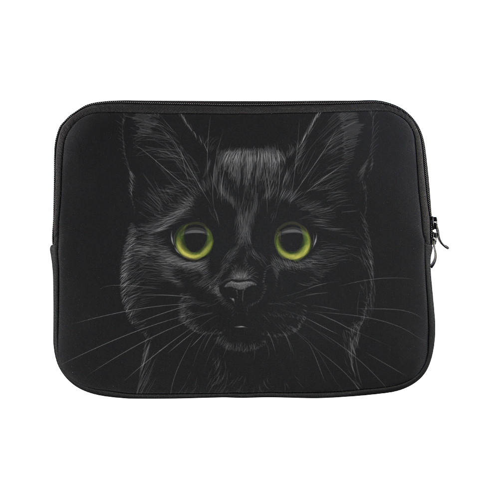 Black Cat Laptop Sleeve 11''