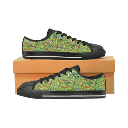 Teenage Mutant Ninja Turtles (TMNT) Low Top Canvas Shoes for Kid (Model 018)