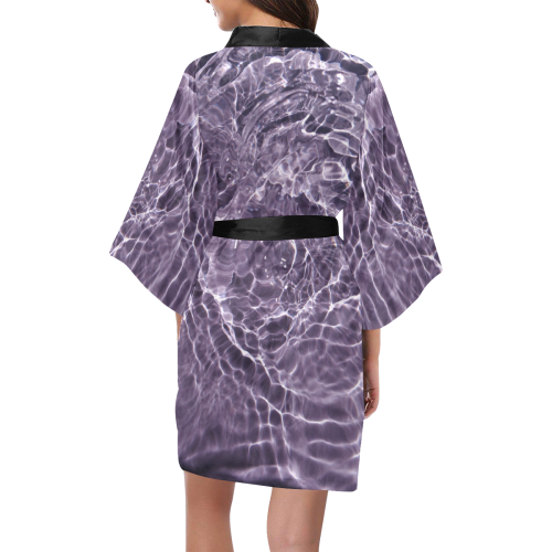 Lilac Bubles Kimono Robe