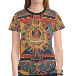 Protection, by Ivan Venerucci Italian Style New All Over Print T-shirt for Women (Model T45)