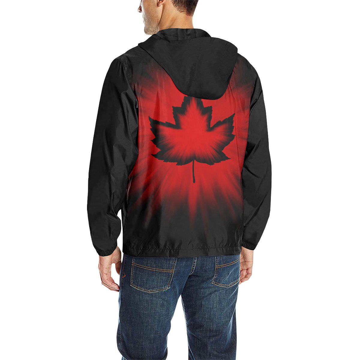 Cool Canada Jackets All Over Print Quilted Windbreaker for Men (Model H35)