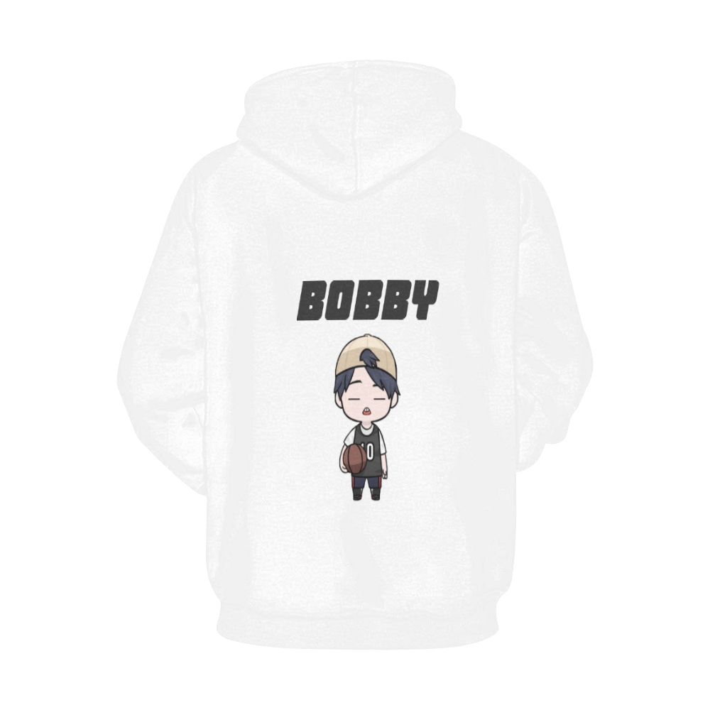 Bobby chibi - Ikon All Over Print Hoodie for Men/Large Size (USA Size) (Model H13)