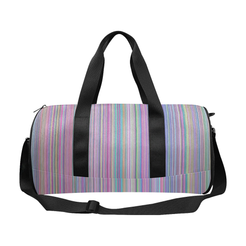 Broken TV screen rainbow stripe Duffle Bag (Model 1679)