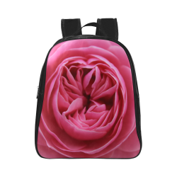 Rose Fleur Macro School Backpack (Model 1601)(Small)