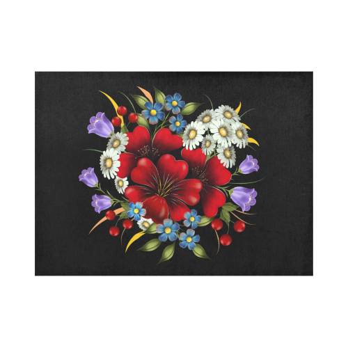 Bouquet Of Flowers Placemat 14’’ x 19’’ (Set of 2)