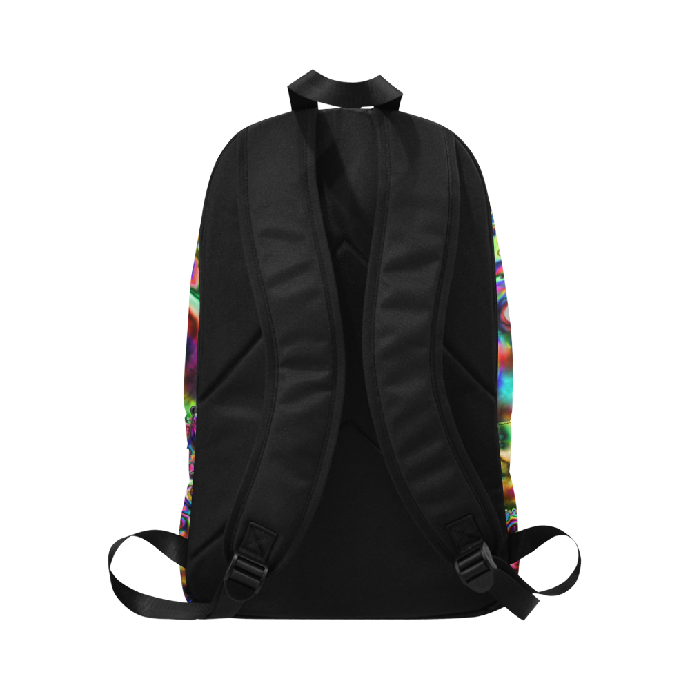 Energetic Rainbow Fabric Backpack for Adult (Model 1659)