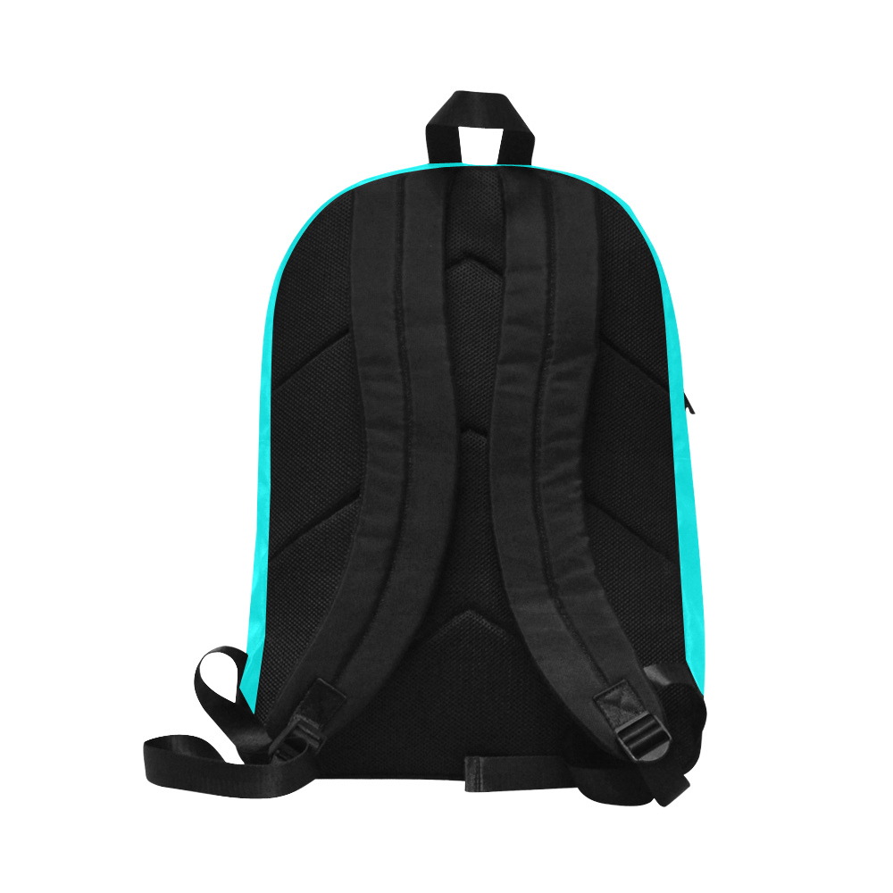 color aqua / cyan Unisex Classic Backpack (Model 1673)