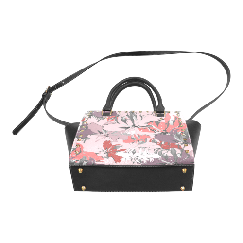 Lilac Dream Rivet Shoulder Handbag (Model 1645)