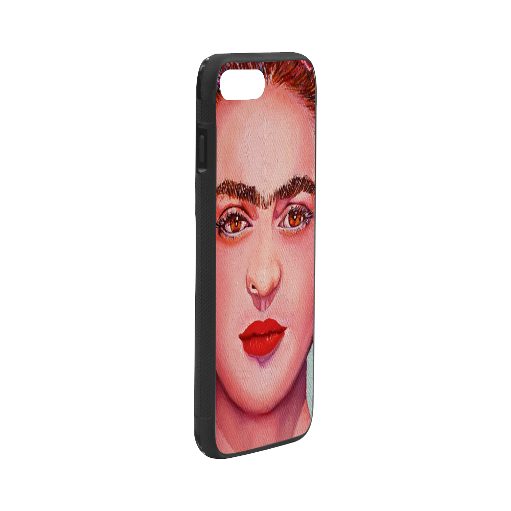 FRIDA IN YOUR FACE Rubber Case for iPhone 7 plus (5.5”)