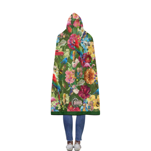 Is it Springtime Yet? Flannel Hooded Blanket 56''x80''