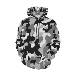 camouflage hoodie All Over Print Hoodie for Men/Large Size (USA Size) (Model H13)