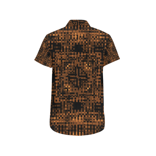 linkedsquaredbrass Men's All Over Print Short Sleeve Shirt (Model T53)
