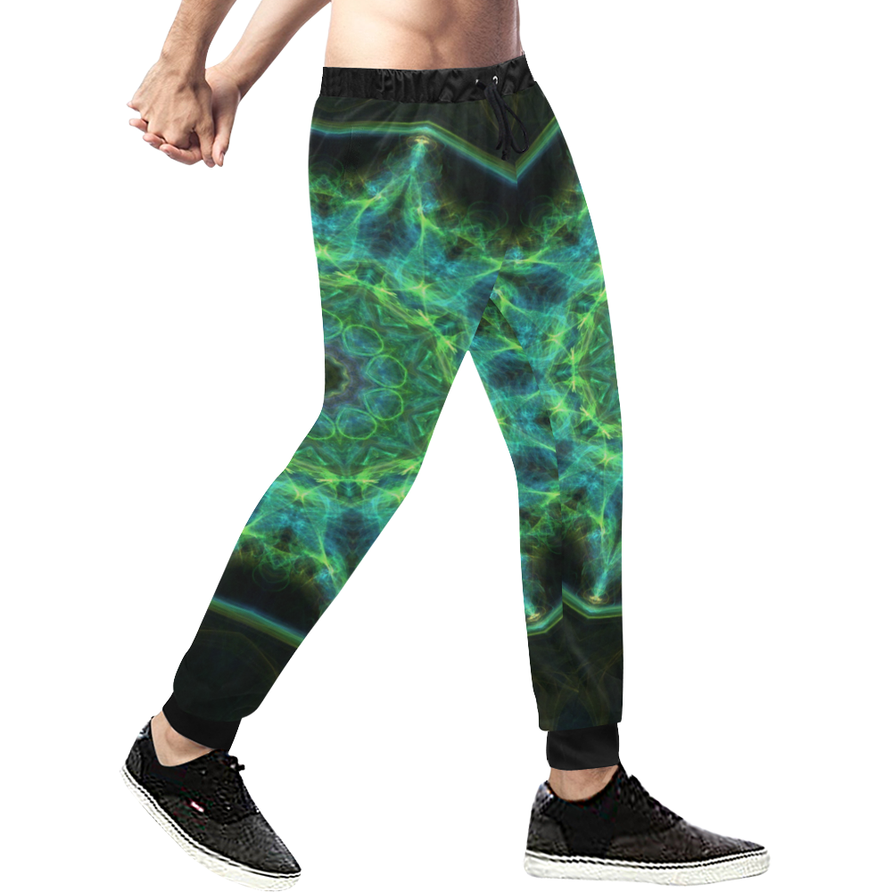 :Universal Kaleidoscope: Men's All Over Print Sweatpants (Model L11)