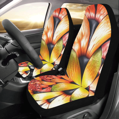 3D rendering of plastic background Car Seat Covers (Set of 2)