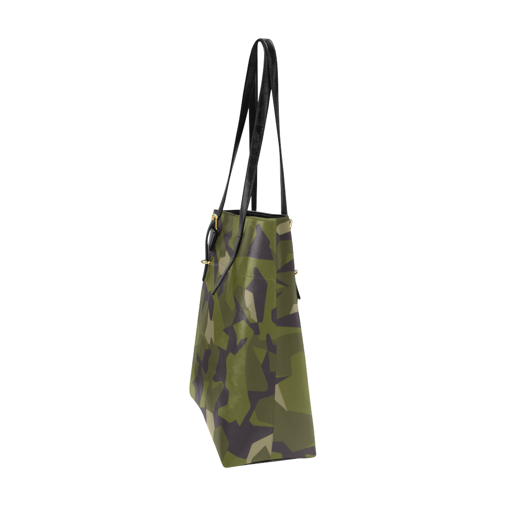 Swedish M90 woodland camouflage Euramerican Tote Bag/Small (Model 1655)