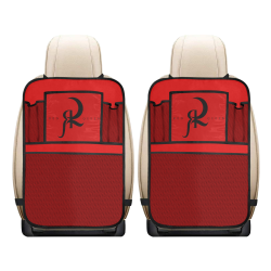 RED QUEEN LOGO BLACK & RED Car Seat Back Organizer (2-Pack)