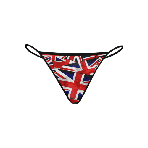 Union Jack British UK Flag Women's All Over Print G-String Panties (Model L35)