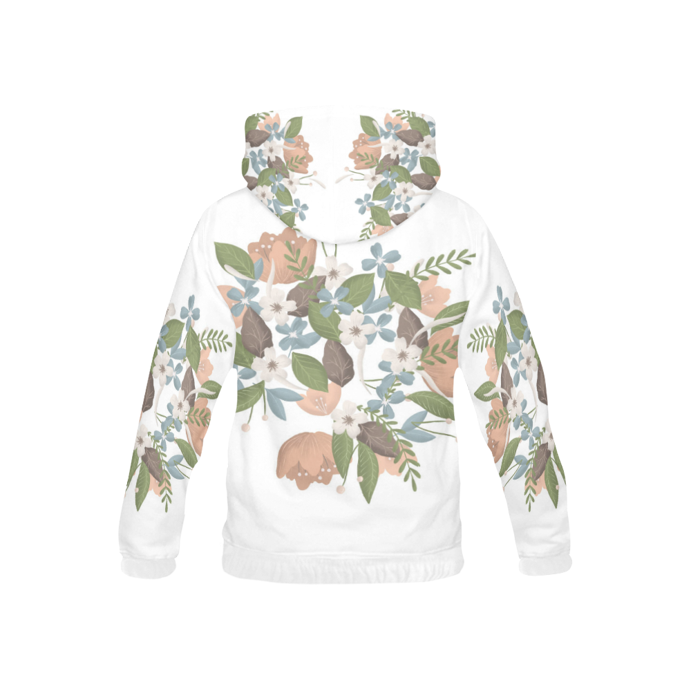 Bouquet All Over Print Hoodie for Kid (USA Size) (Model H13)