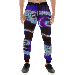 :The Other Side: Men's All Over Print Sweatpants (Model L11)
