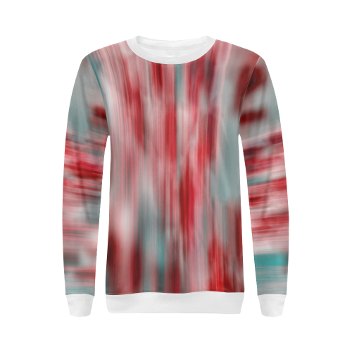 Flowers All Over Print Crewneck Sweatshirt for Women (Model H18)