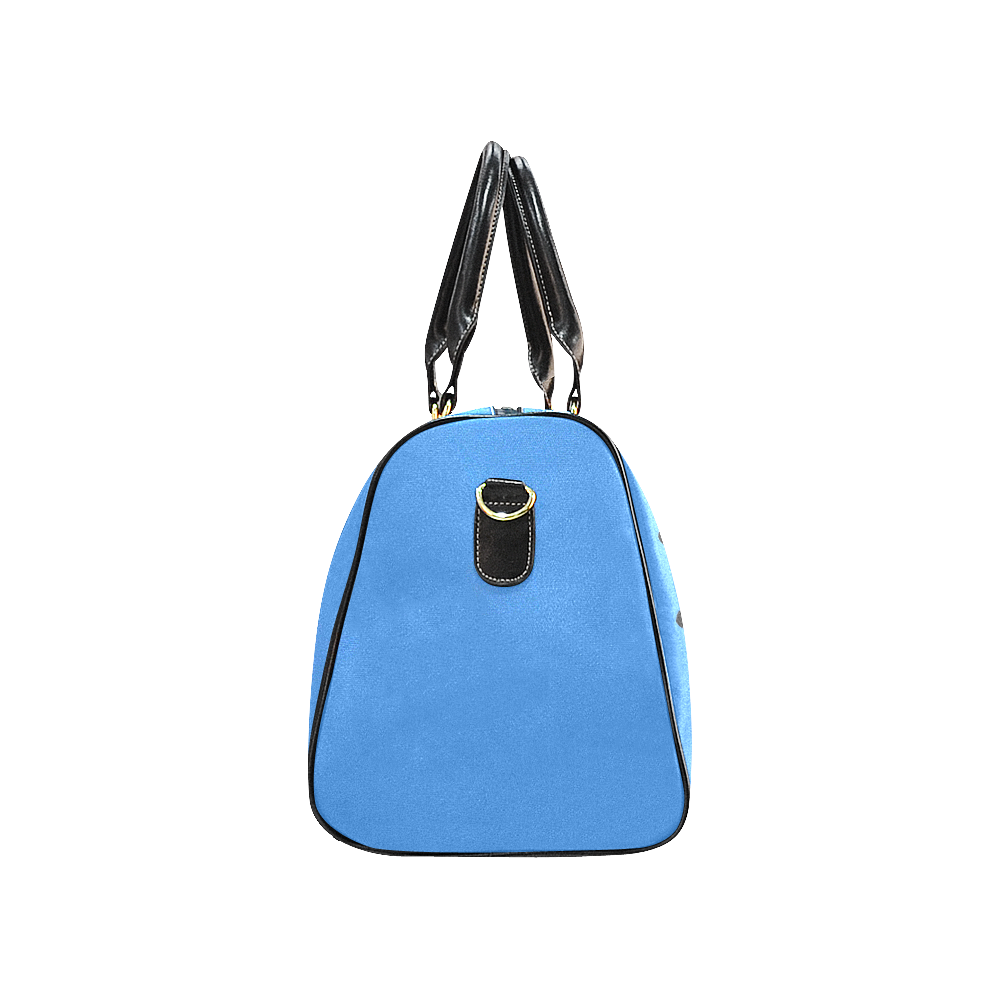 Busa Blue New Waterproof Travel Bag/Large (Model 1639)