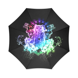 Colorful owl Foldable Umbrella (Model U01)