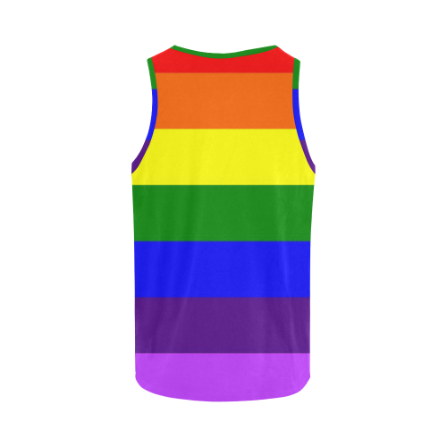Rainbow Flag (Gay Pride - LGBTQIA+) All Over Print Tank Top for Women (Model T43)