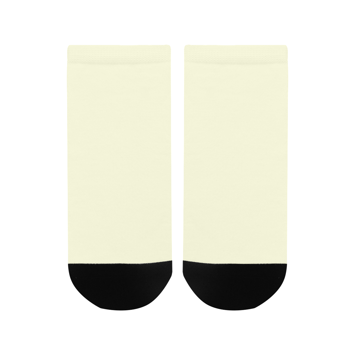 color light yellow Men's Ankle Socks