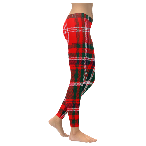 Macdougall Tartan Women's Low Rise Leggings (Invisible Stitch) (Model L05)